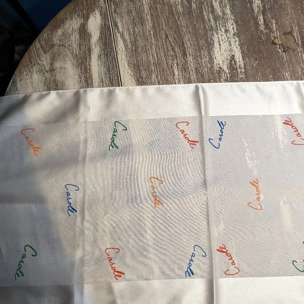 Carole Little Women's scarf with rainbow colored 